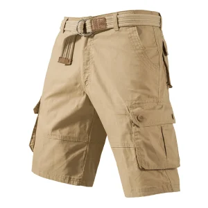 Cargo Knee Shorts Men Sports Casual