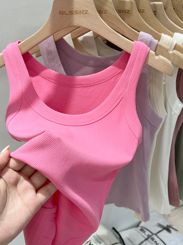 Women’s Solid Ribbed Tank Top - Image 8