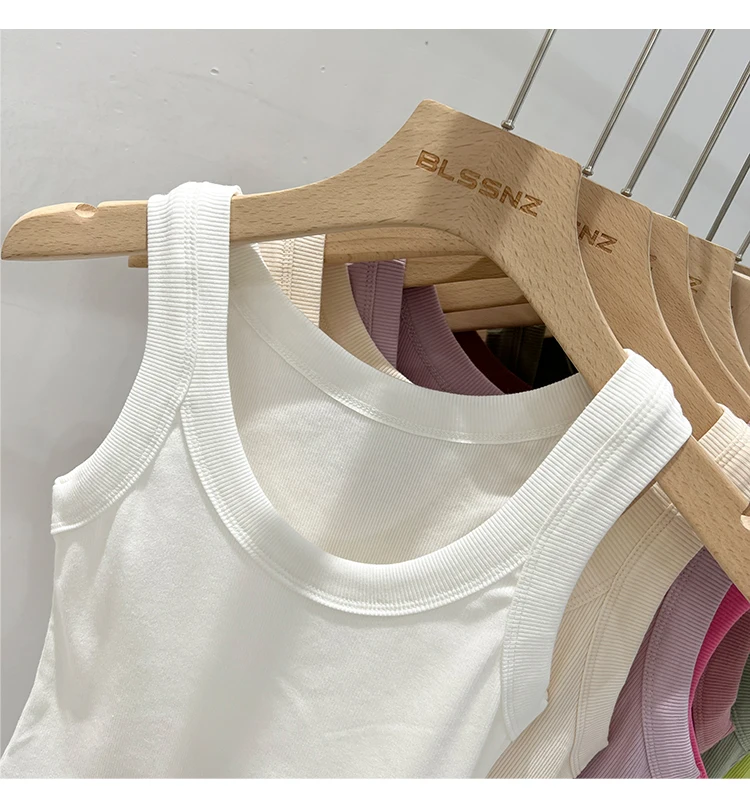 Women’s Solid Ribbed Tank Top - Image 13