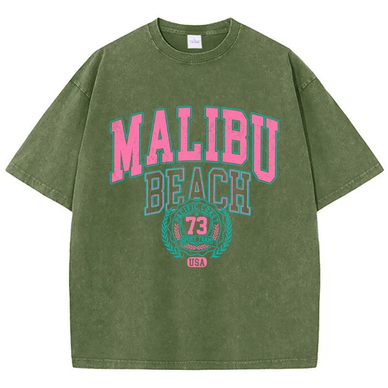 Malibu Beach Washed T-Shirt - Image 26